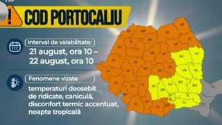 VIDEO Cod portocaliu de caniculă. Vor fi temperaturi ridicate &icirc;n weekend
