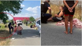VIDEO Bărbatul care și-a &icirc;njunghiat soția, reținut și cercetat pentru mai multe infracțiuni. Ce se va &icirc;nt&acirc;mpla cu minora de 13 ani, care și-a atacat tatăl ca să-și apere mama