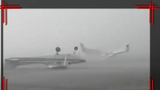 VIDEO Avioane răsturnate pe pistă din cauza v&acirc;ntului puternic. Fenomene meteo extreme &icirc;n Italia 
