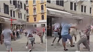 VIDEO Tensiuni &icirc;n Italia! Mai mulți rom&acirc;ni, acuzați că fură din buzunare, s-au luat la bătaie cu turiștii