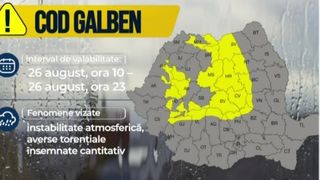 VIDEO Vremea rea aduce ploi, vijelii și pagube &icirc;n mai multe zone din Rom&acirc;nia