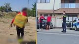 VIDEO &bdquo;Stăm cu frică&rdquo;. Hoț deghizat &icirc;n livrator