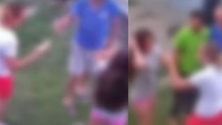 Adolescentă de 14 ani, bătută de vecină, sub ochii tatălui. Bărbatul i-a dat și el un cap &icirc;n gură fetei: &rdquo;Dar nu e lovită&rdquo; 