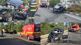 Accident grav &icirc;n Mehedinți. Două persoane, &icirc;n stare gravă, trei sunt rănite 
