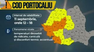 VIDEO Cod portocaliu de caniculă &icirc;n septembrie. 24 de județe afectate de valul de căldură extremă