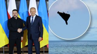 Premierul polonez Donald Tusk, alături de Volodimir Zelenski