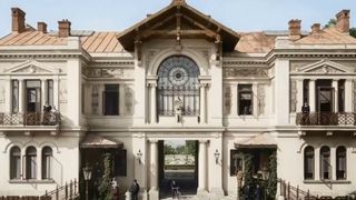 VIDEO Construcție inedită la Iași. Casa prin care trece o stradă