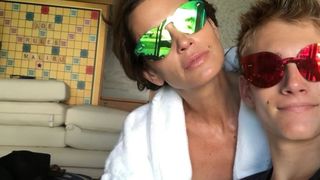 Cindy Crawford, alături de fiul ei, Presley Gerber&nbsp;