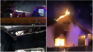 Un copil de doi ani a fost găsit mort &icirc;n casa cuprinsă de flăcări, &icirc;n Sălaj. Micuțul locuia cu mama sa, dar femeia nu ar fi fost acasă la momentul tragediei