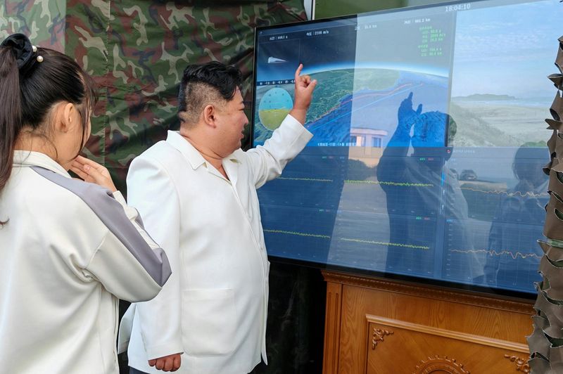 La lansarea rachetelor a participat și fiica dictatorului Kim Jong Un