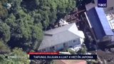 VIDEO Taifunul Dujuan a făcut prăpăd &icirc;n Japonia. Patru morți, nundații, alunecări de teren și haos &icirc;n transporturi