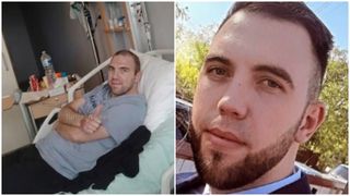 Andrei, militar rănit grav &icirc;n explozia de la unitatea militară din Botoșani, se &icirc;ntoarce acasă: &bdquo;Este spre bine, dar mai are treabă&rdquo;