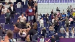VIDEO Scandal &icirc;ntre părinți la un meci de juniori, &icirc;n Timișoara. Arbitrajul, motivul bătăii ca-n ringul de box