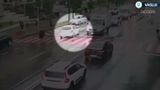 VIDEO Șofer de 76 de ani, cursă pe contrasens &icirc;n Vaslui. A fost amendat după ce a fost oprit de jandarmi
