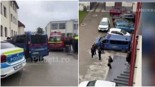 VIDEO Adolescentul care și-a atacat colegii de la liceul din Pitești, reținut