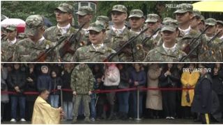 VIDEO Depunere de jurăm&acirc;nt la Academia Militară