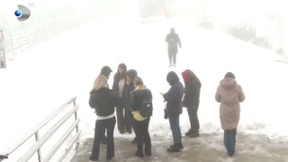 VIDEO Iarna &icirc;și face simțită prezența la munte. Sunt anunțate ninsori și temperaturi scăzute