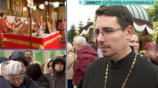 VIDEO Sărbătoarea Sf&acirc;ntului Dumitru: mii de oameni la Patriarhie