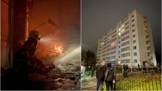 VIDEO Atac masiv al Rusiei asupra orașului Kiev. Rachete balistice au lovit un campus universitar, spitale și un pod