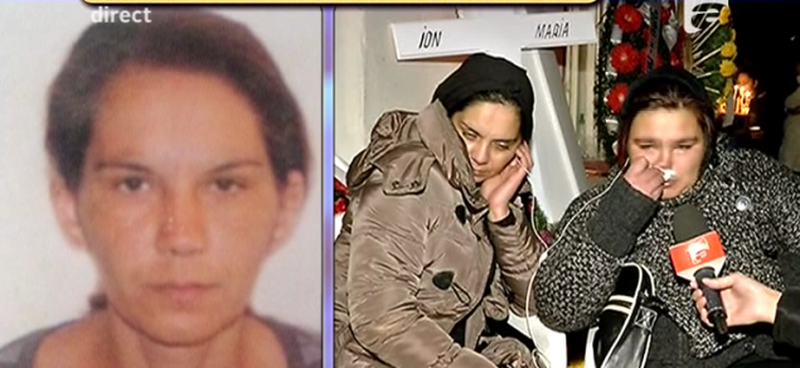 Maria Ion (stanga) a murit in incendiul de la Colectiv