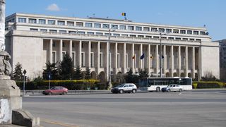 Un barbat a incercat sa isi dea foc in fata Guvernului