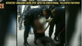 Scandal monstru intr-o piata din Constanta! Jandarmii au pus la pamant cativa comercianti, care si-au extins abuziv tarabele