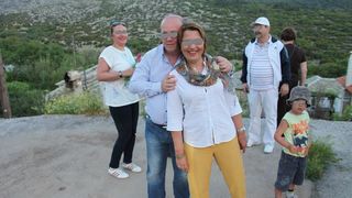 Constantin si Cornelia Slave (in prim plan)