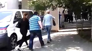 Sotia lui Dan Condrea, la INML pentru identificarea afaceristului mort. Acesta a recunocut cadavrul ca fiind Dan Condrea