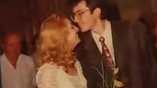 Fotografie de la nunta lui Dan Condrea cu prima sa sotie, Laura