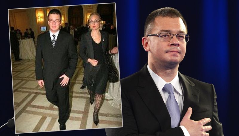 Mihai Razvan Ungureanu si sotia sa, Daniela, apar rar impreuna