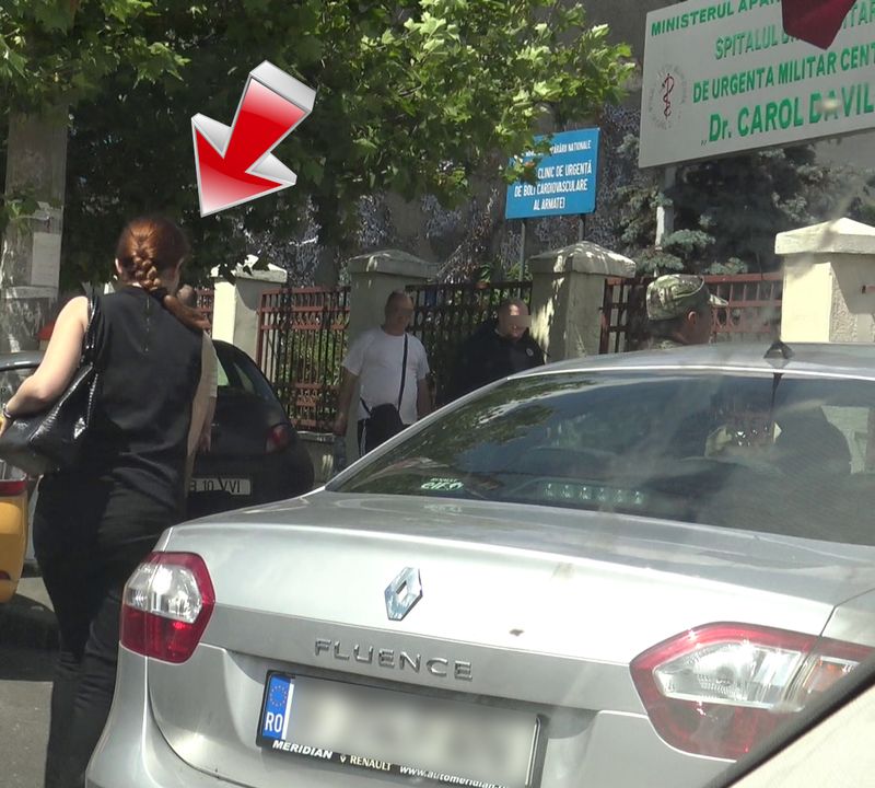 Uliana s-a dus direct la Spitalul Militari, acolo unde este angajata ca medic oftalmolog