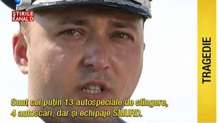 Tragedie. Un pompier a murit la datorie, incercand sa stinga incendiul de la fabrica de pantofi de langa Bucuresti. Purtatorul de cuvant al ISU Bucuresti-Ilfov a izbucnit in plans