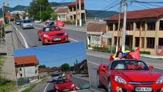 A sarbatorit victoria ca la Rio! O primarita din Ardeal a facut turul localitatii in decapotabila!