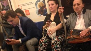 Nicusor Dan, fotografiat la metrou. Reprezentantul USB a fost surprins butonand telefonul in mijlocul de transport in comun