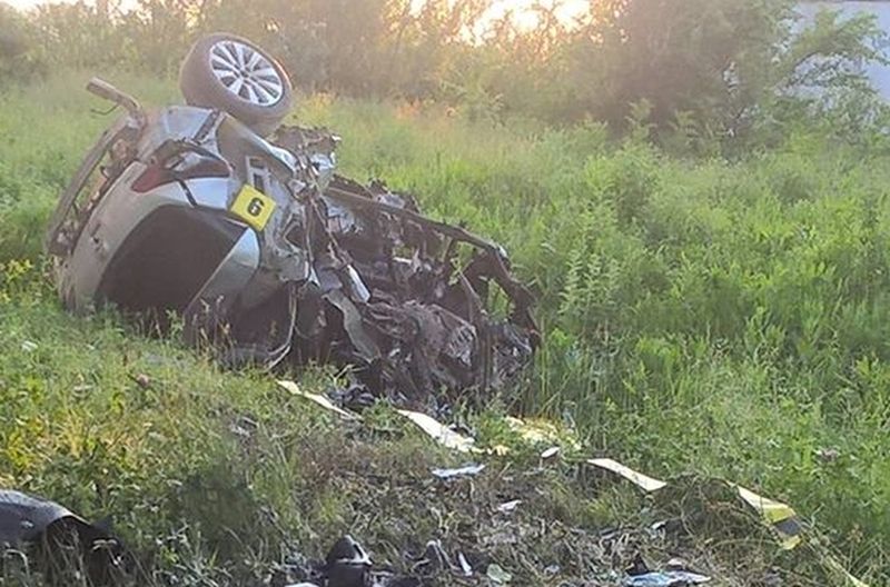 Masina lui Condrea a fost facuta praf