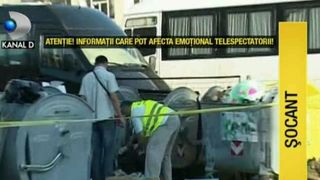 Descoperire macabra la Braila. O femeie s-a dus sa duca gunoiul si a dat peste trupul unui bebelus, intr-o punga de plastic