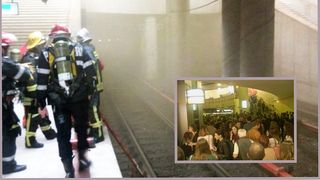 Incendiu la statia de metrou Piata Victoriei din Bucuresti! Circulatia metroului a fost reluata