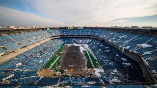 Stadionul pe care Romania a pierdut cu Elvetia la Mondialul din 1994 a ajuns o ruina! Arena Silverdome din Detroit a costat un sfert de miliard de dolari, dar acum arata groaznic