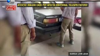 Bataie crunta intr-o benzinarie. Un individ s-a napustit asupra unei femei si a bagat-o in portbagaj. Martorii nu au putut face nimic