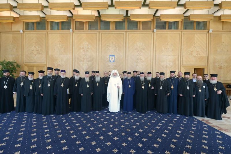 Delegatia Bisericii Ortodoxe Romane este formata din 25 de clerici, condusi de Patriarhul Daniel