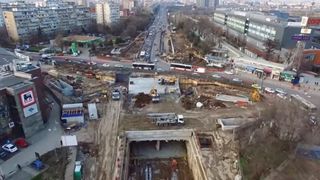 Primaria Bucuresti a pierdut 100 de milioane de lei din prostia furnizorilor de utilitati! Desi trebuia sa fie gata pana pe 30 iunie, pasajul de la Piata Sudului e terminat in proportie de doar 63%!