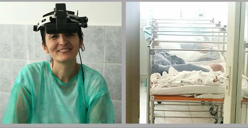 Dr. Cristina Nitulescu la Spitalul Judetean Constanta (fotografie postata pe pagina de socializare a ministrului)