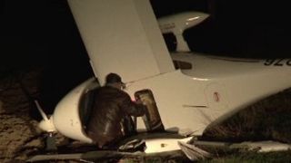 Un avion s-a prabusit langa Cisnadie, Sibiu. Patru oameni au fost raniti