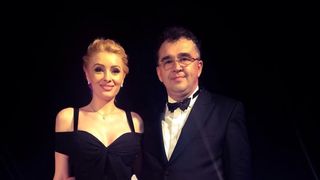 Marian Oprisan si sotia lui au venit si ei la nunta