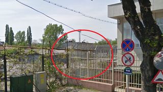 In 2009, aici se afla o constructie ciudata