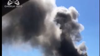 Incendiu puternic in Cluj. Un depozit de frigidere a luat foc