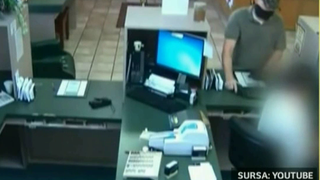 Jaf armat la o banca din Bistrita Nasaud. Politistii il cauta si acum pe suspect