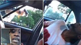 O femeie din SUA a transmis live pe Facebook momentul cand prietenul ei moare, dupa ce a fost impuscat de catre un politist - Imagini terifiante