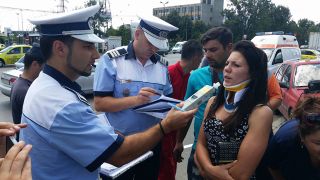 Iasi: 7 persoane au ajuns la spital dupa ce au fost accidentate de o soferita incepatoare