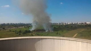 Un nou incendiu a izbucnit astazi in Parcul Vacaresti din Capitala